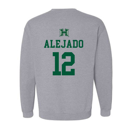 Hawaii - NCAA Football : Micah Alejado - Classic Shersey Crewneck Sweatshirt-1