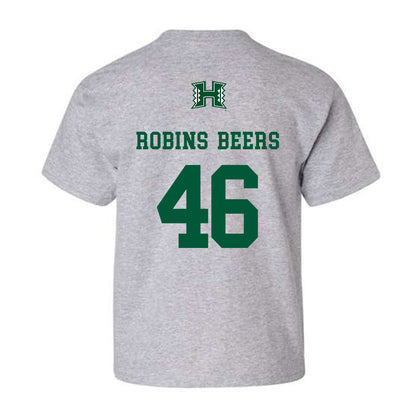 Hawaii - NCAA Football : Kellen Robins-Beers - Youth T-Shirt