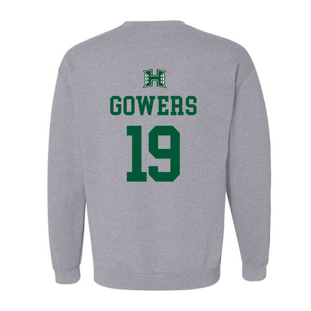 Hawaii - NCAA Football : Billy Gowers - Classic Shersey Crewneck Sweatshirt-1