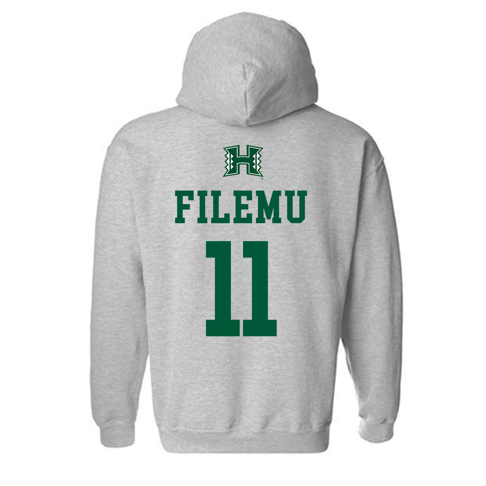 Hawaii - NCAA Women's Basketball : Kira-May Filemu - Classic Shersey Hooded Sweatshirt