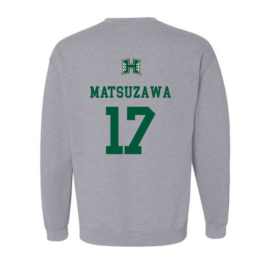 Hawaii - NCAA Football : Kansei Matsuzawa - Crewneck Sweatshirt