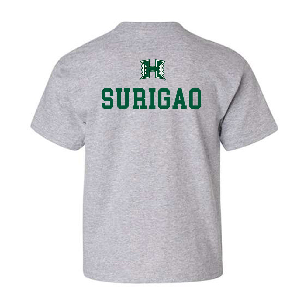 Hawaii - NCAA Baseball : Joshua Surigao - Classic Shersey Youth T-Shirt-1