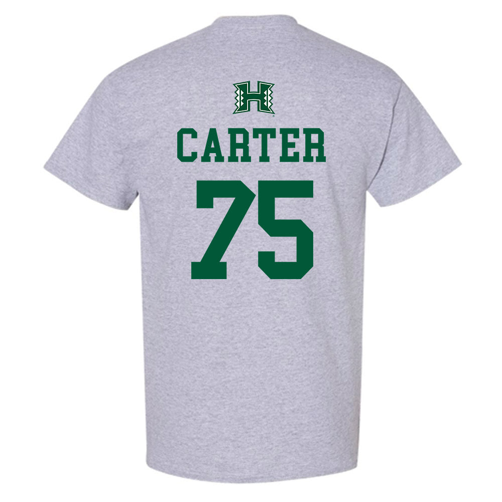 Hawaii - NCAA Football : Kaleb Carter - T-Shirt