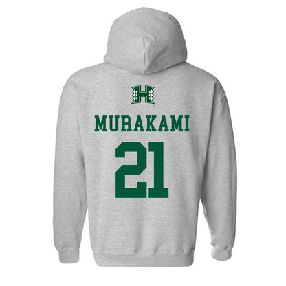Hawaii - NCAA Softball : Carys Murakami - Classic Shersey Hooded Sweatshirt-1