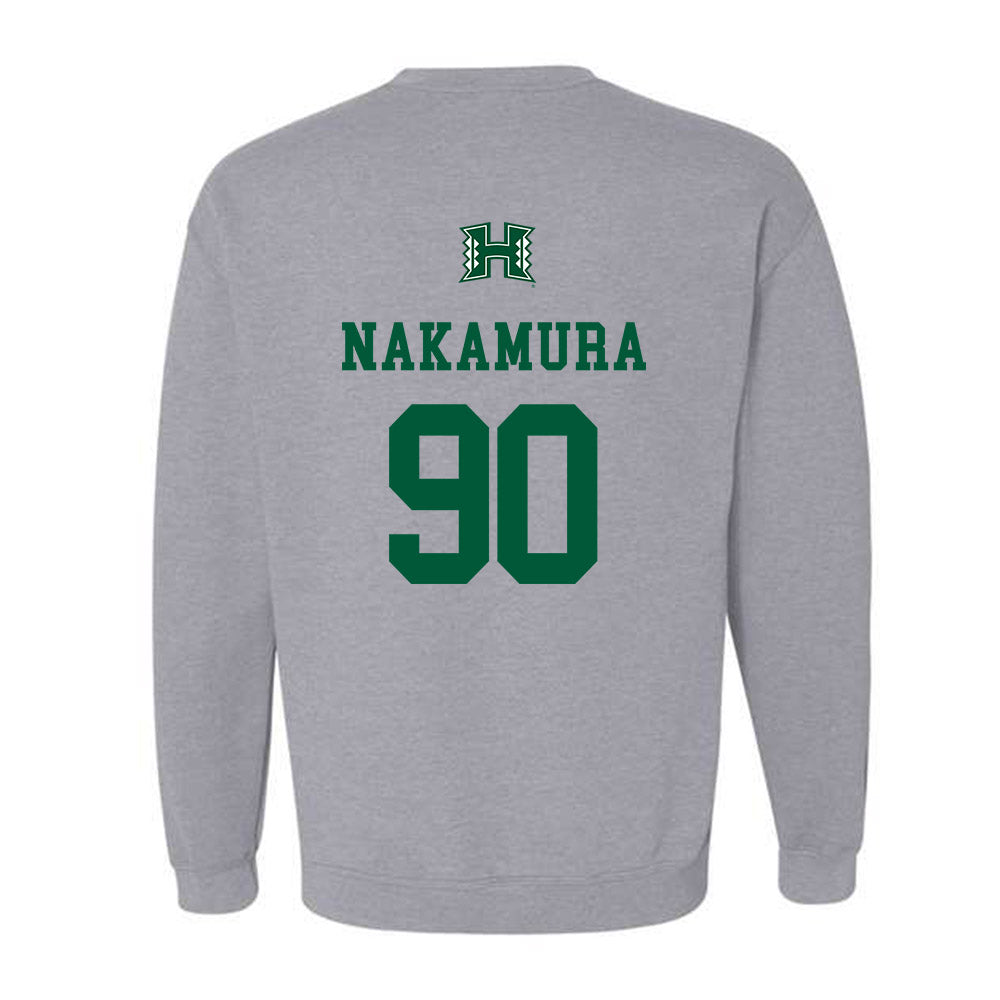Hawaii - NCAA Baseball : Edgar Nakamura - Classic Shersey Crewneck Sweatshirt-1