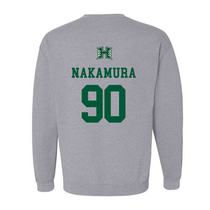 Hawaii - NCAA Baseball : Edgar Nakamura - Classic Shersey Crewneck Sweatshirt-1