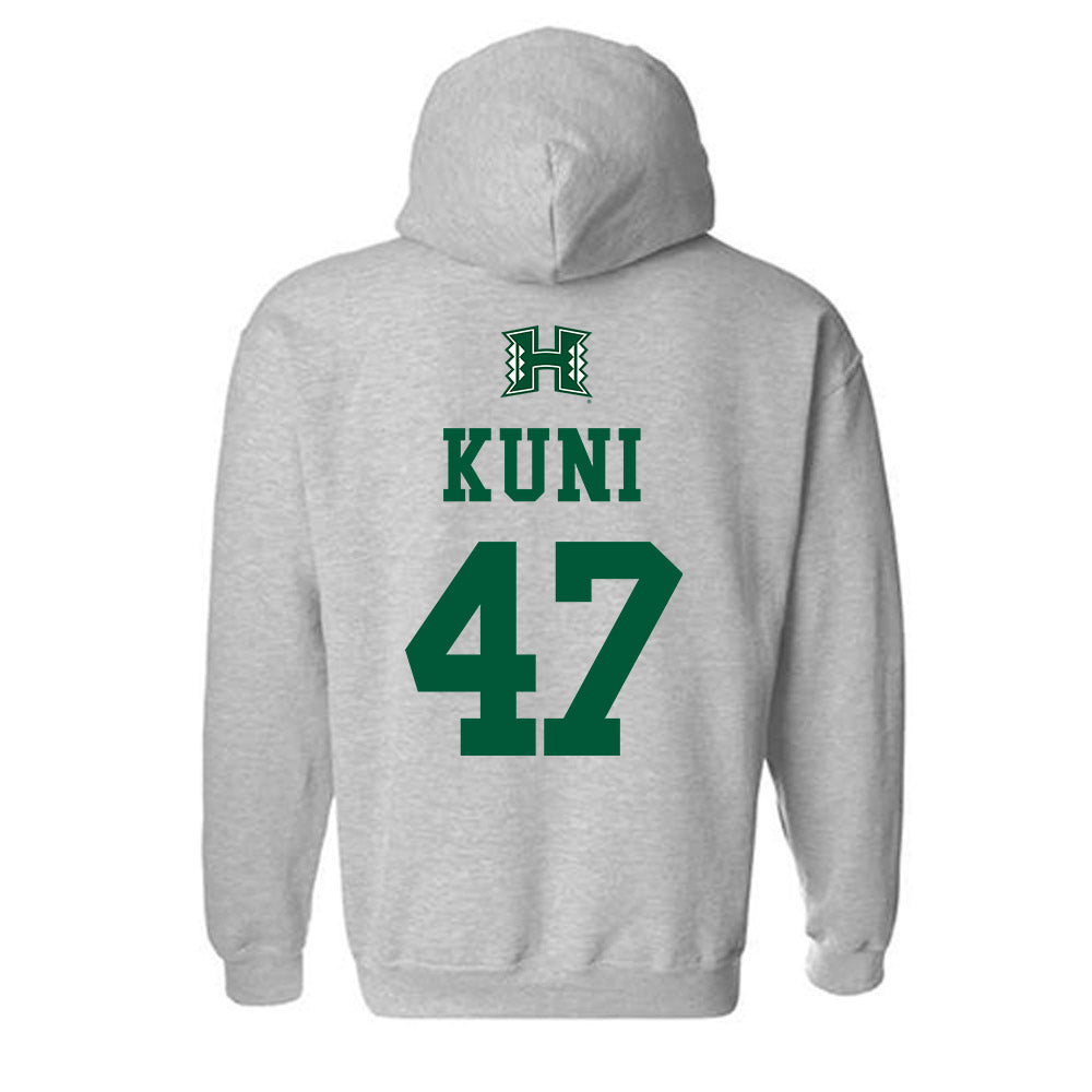 Hawaii - NCAA Baseball : Aidan Kuni - Classic Shersey Hooded Sweatshirt-1