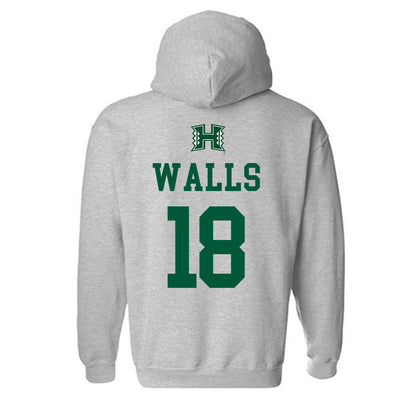 Hawaii - NCAA Baseball : Cooper Walls - Classic Shersey Hooded Sweatshirt-1