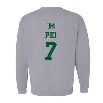 Hawaii - NCAA Football : Meki Pei - Crewneck Sweatshirt