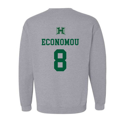 Hawaii - NCAA Men's Basketball : AJ Economou - Classic Shersey Crewneck Sweatshirt