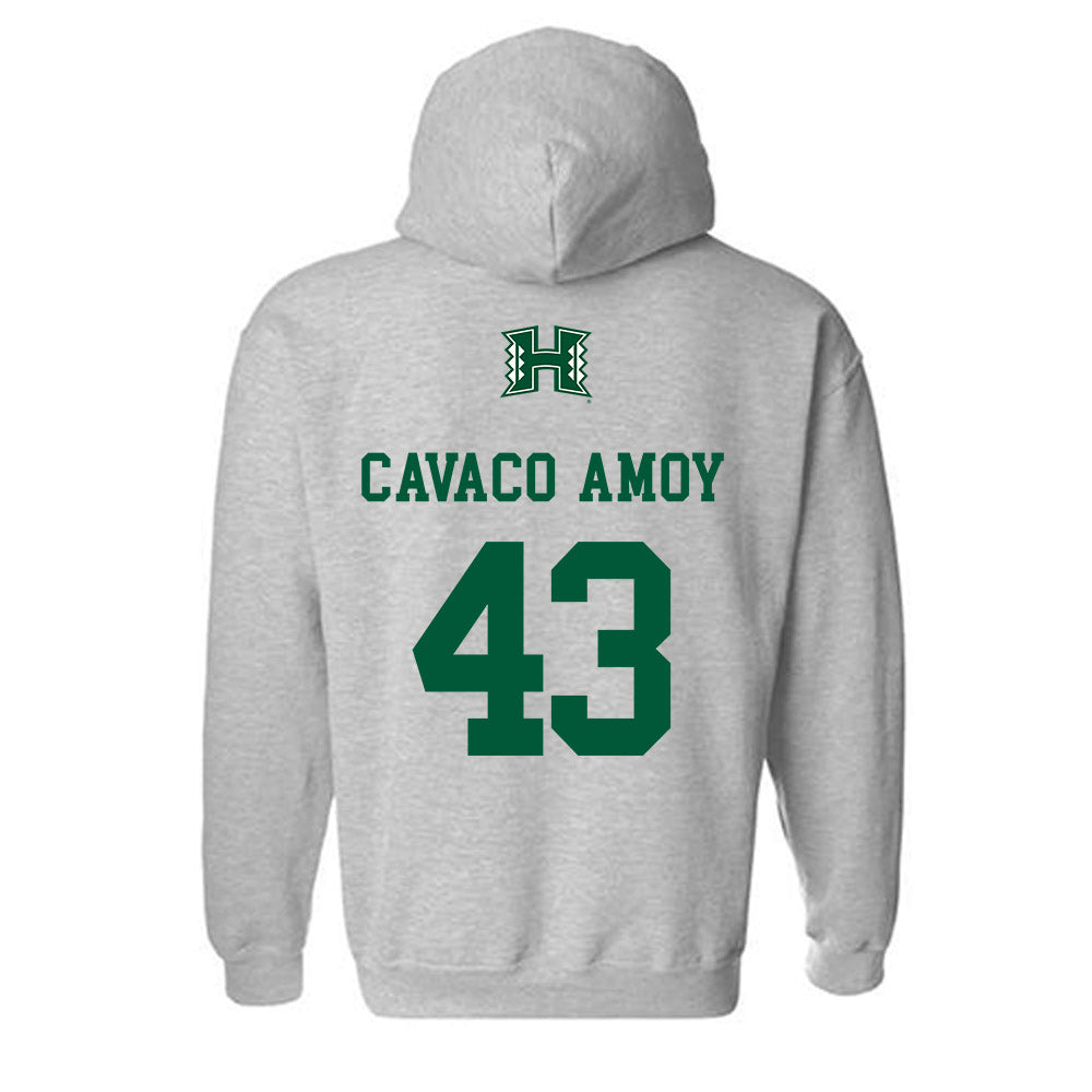 Hawaii - NCAA Football : Alika Cavaco-Amoy - Classic Shersey Hooded Sweatshirt