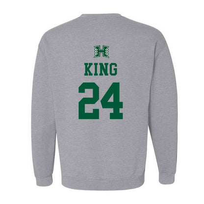 Hawaii - NCAA Football : Devyn King - Classic Shersey Crewneck Sweatshirt-1