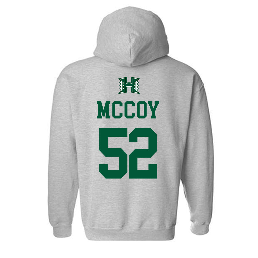 Hawaii - NCAA Football : Luther McCoy - Classic Shersey Hooded Sweatshirt-1