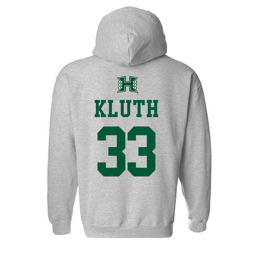 Hawaii - NCAA Football : Kai Kluth - Hooded Sweatshirt