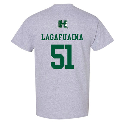 Hawaii - NCAA Football : LesterLaisene Lagafuaina - T-Shirt