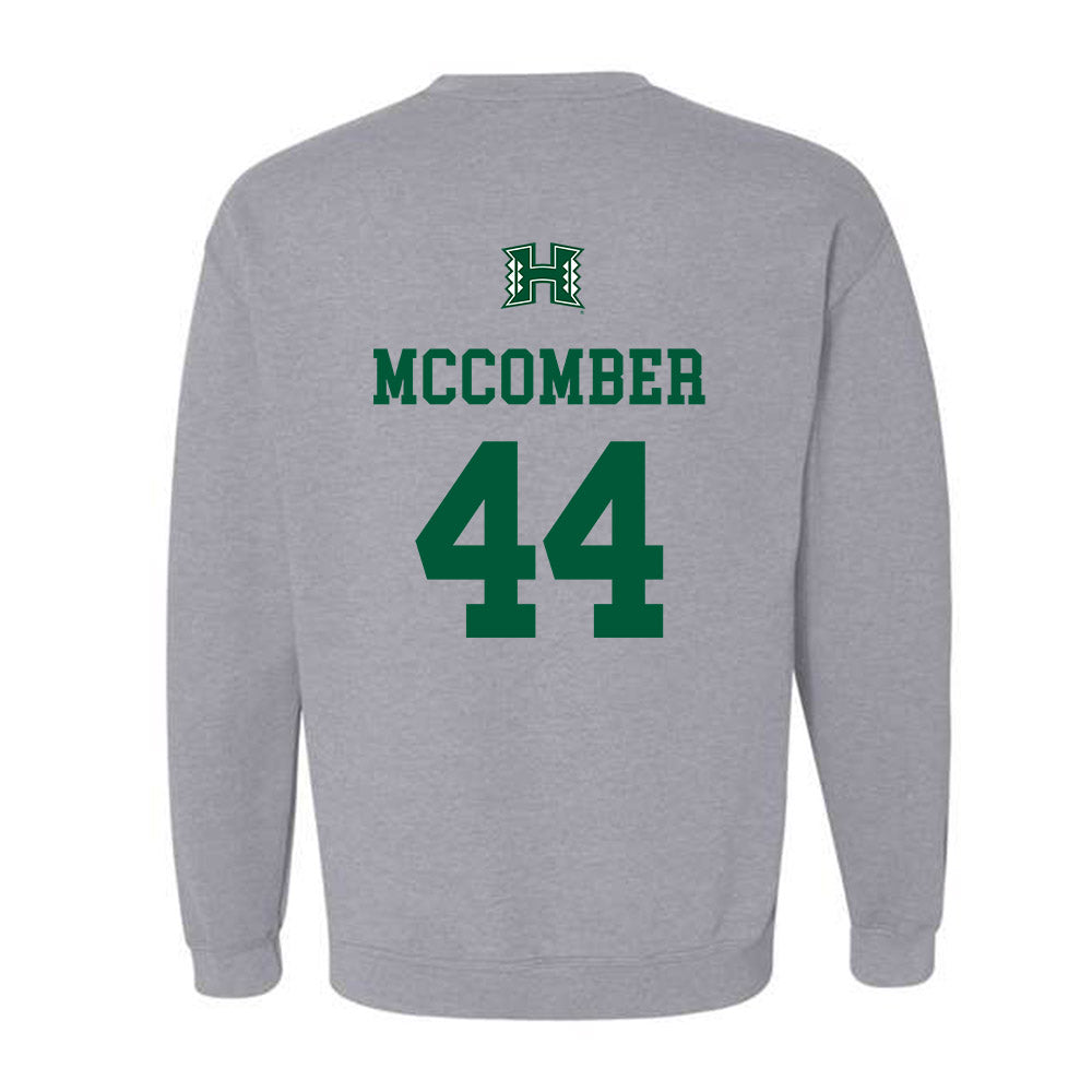Hawaii - NCAA Football : aiden mccomber - Classic Shersey Crewneck Sweatshirt-1
