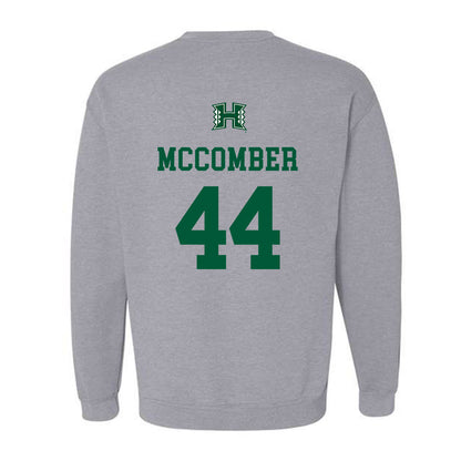 Hawaii - NCAA Football : aiden mccomber - Classic Shersey Crewneck Sweatshirt-1
