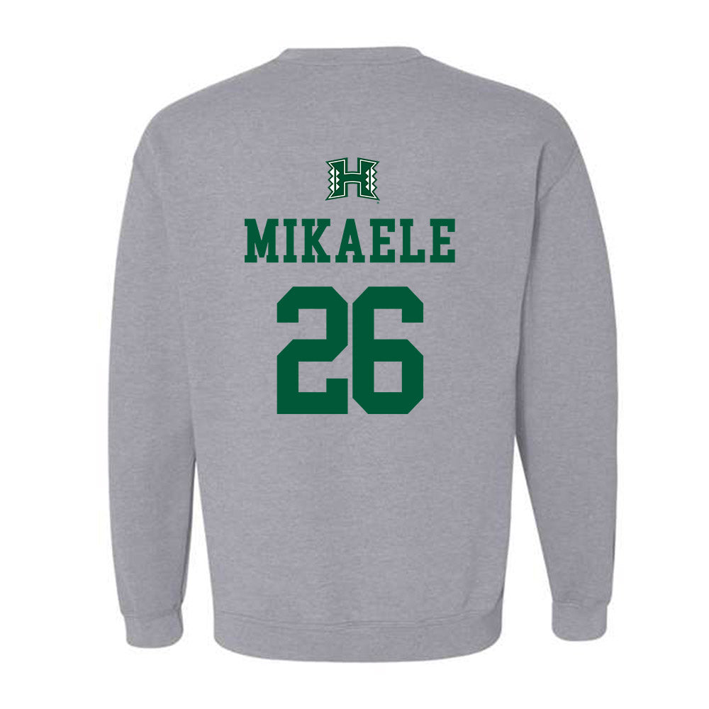 Hawaii - NCAA Football : Sitani Mikaele - Classic Shersey Crewneck Sweatshirt-1