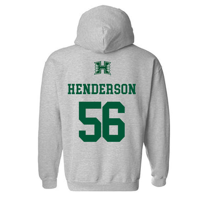 Hawaii - NCAA Football : Boogie Henderson - Classic Shersey Hooded Sweatshirt-1