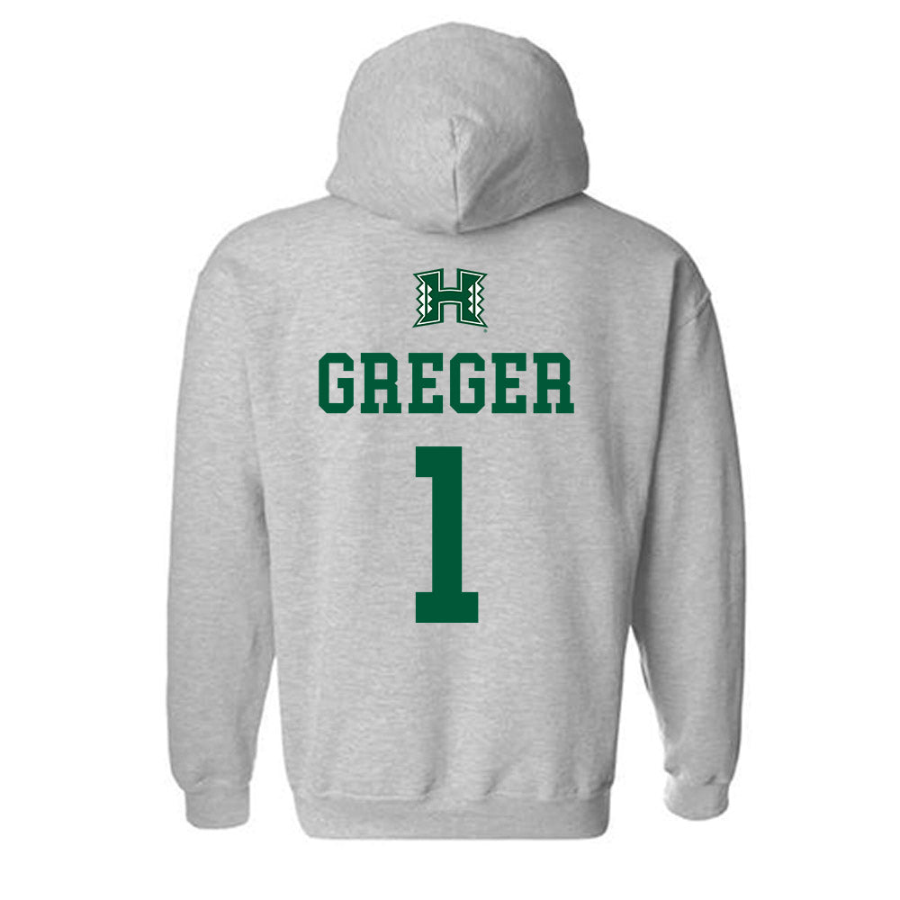 Hawaii - NCAA Women's Water Polo : Madison Greger - Classic Shersey Hooded Sweatshirt-1