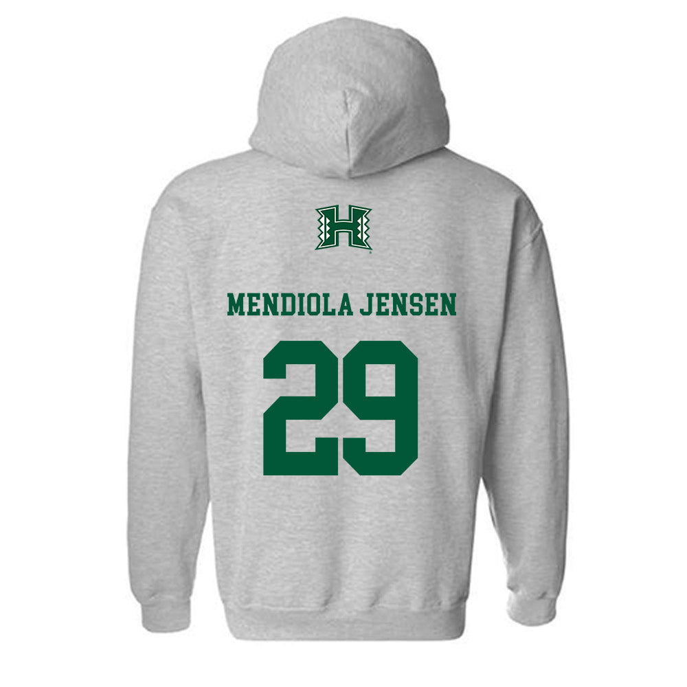 Hawaii - NCAA Football : Kilinahe Mendiola-Jensen - Hooded Sweatshirt