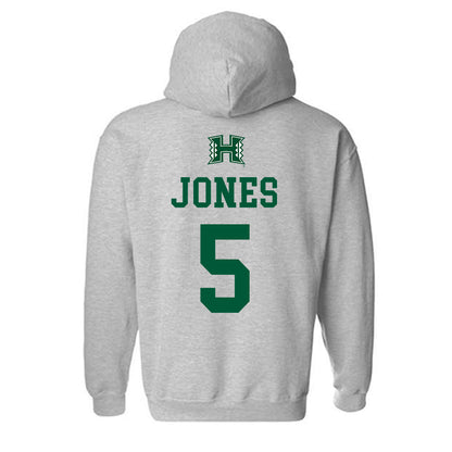 Hawaii - NCAA Football : Tariq Jones - Classic Shersey Hooded Sweatshirt-1