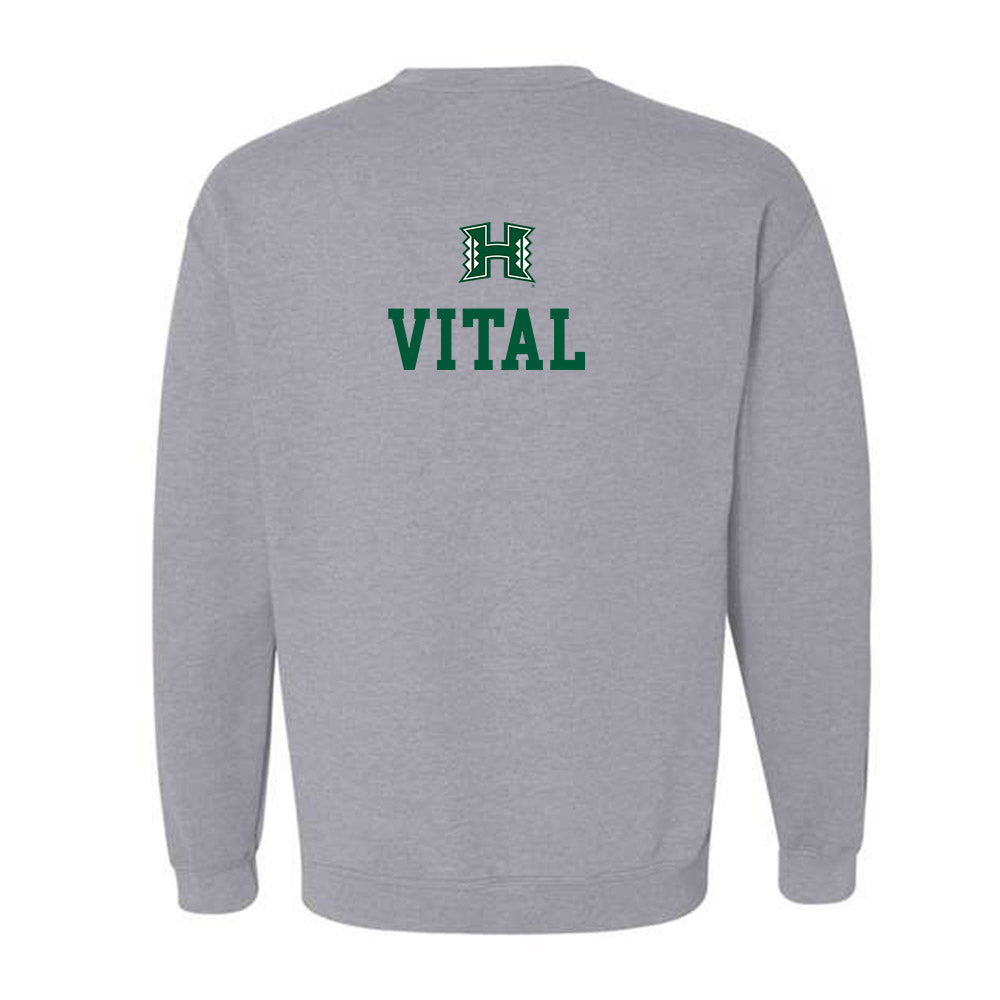 Hawaii - NCAA Women's Track & Field : Samaria Vital - Classic Shersey Crewneck Sweatshirt-1