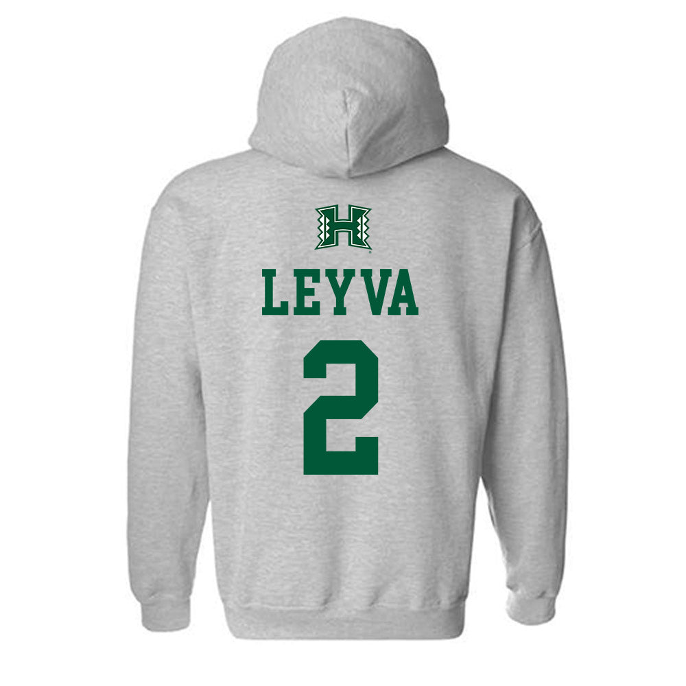 Hawaii - NCAA Women's Volleyball : Victoria Leyva - Classic Shersey Hooded Sweatshirt-1