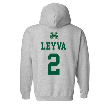 Hawaii - NCAA Women's Volleyball : Victoria Leyva - Classic Shersey Hooded Sweatshirt-1