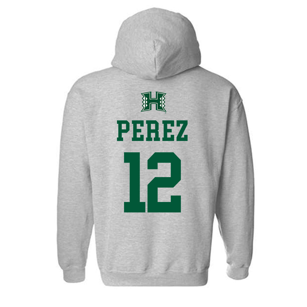 Hawaii - NCAA Women's Basketball : Imani Perez - Classic Shersey Hooded Sweatshirt-1