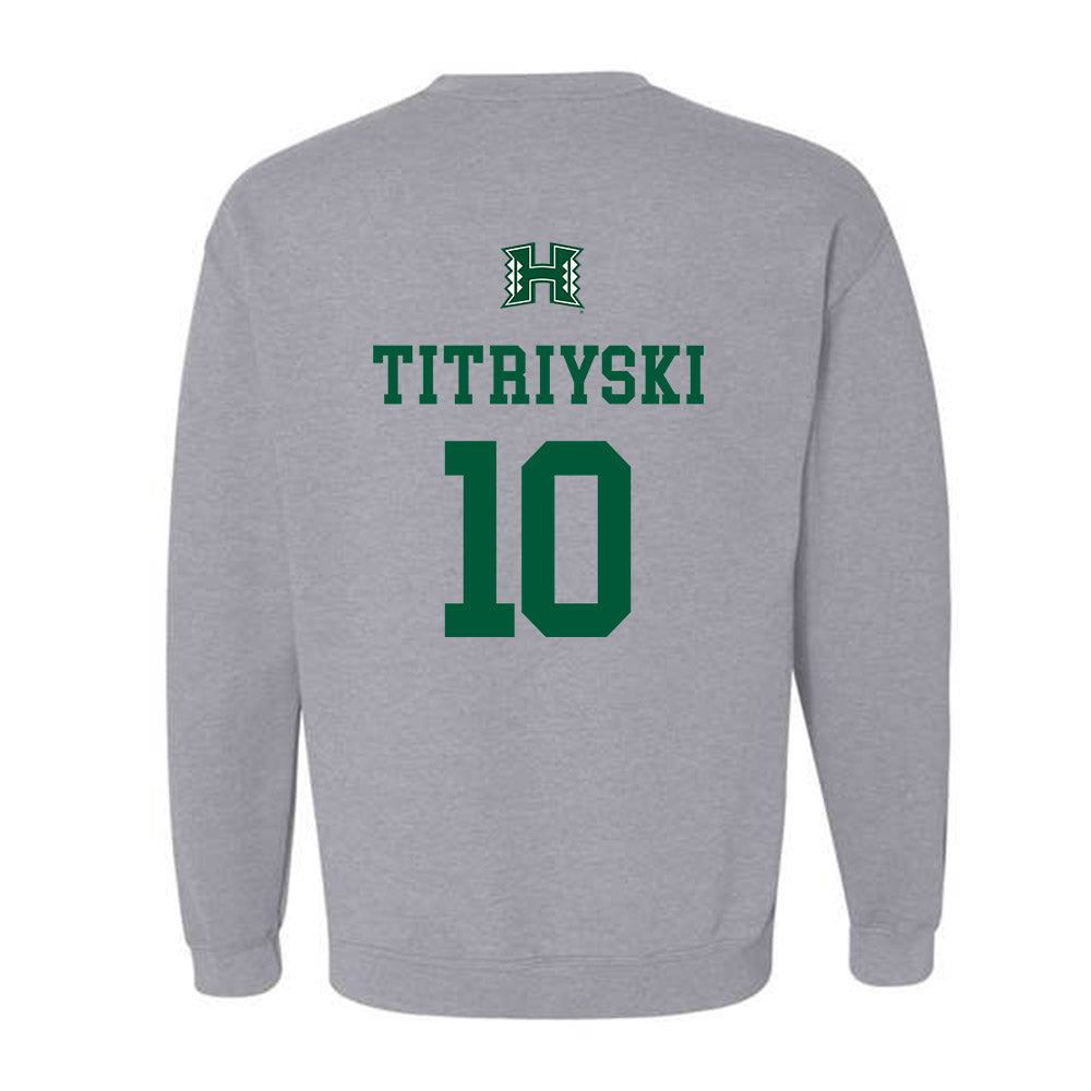 Hawaii - NCAA Men's Volleyball : Kristian Titriyski - Classic Shersey Crewneck Sweatshirt-1