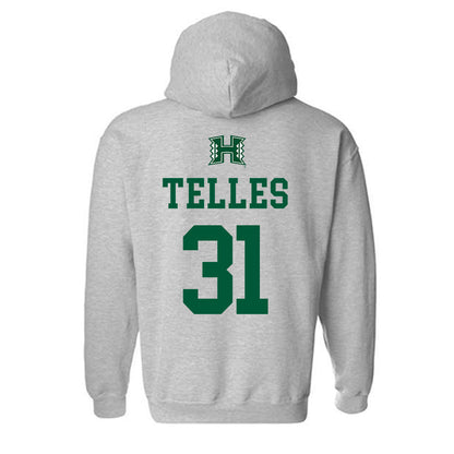 Hawaii - NCAA Softball : Nevaeh Telles - Classic Shersey Hooded Sweatshirt-1