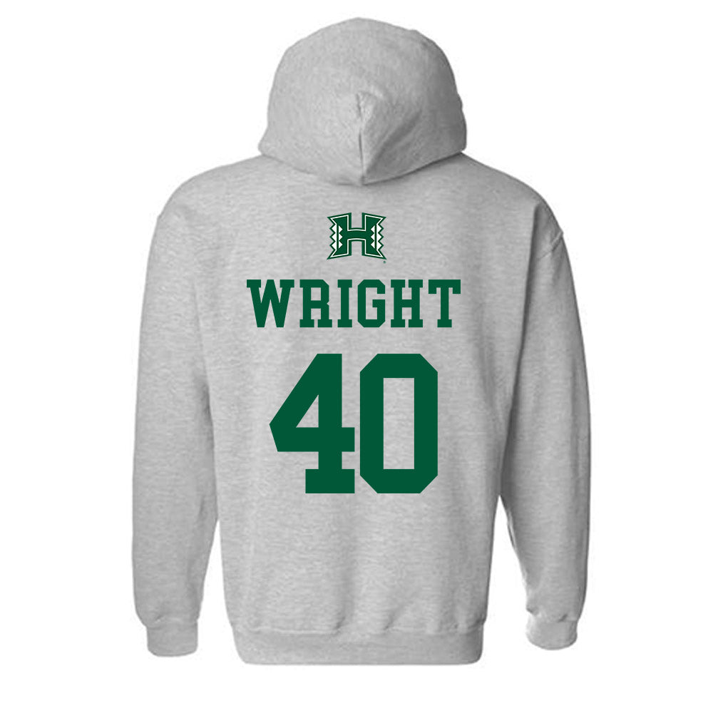 Hawaii - NCAA Football : Jeremiah Wright - Classic Shersey Hooded Sweatshirt