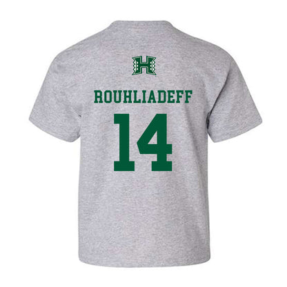 Hawaii - NCAA Men's Basketball : Harry Rouhliadeff - Classic Shersey Youth T-Shirt-1