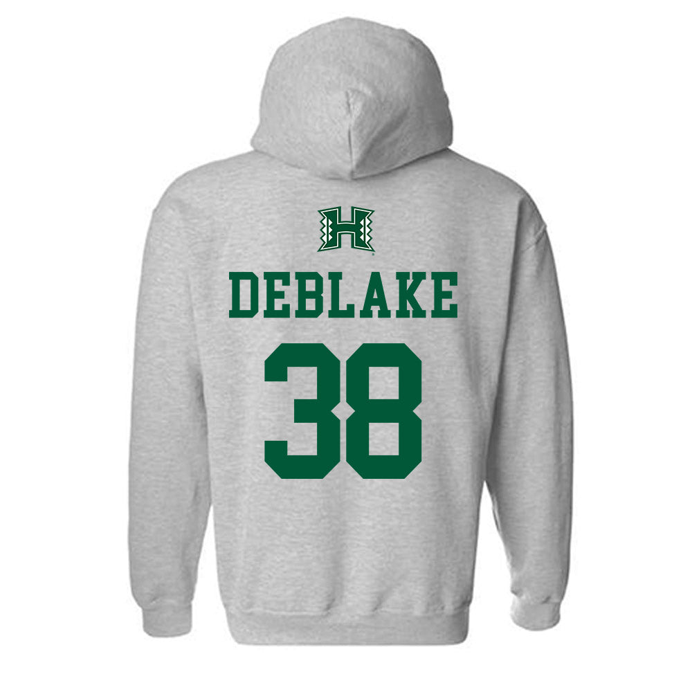 Hawaii - NCAA Football : Kamalu Deblake - Hooded Sweatshirt