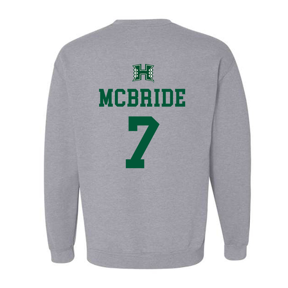 Hawaii - NCAA Football : Steven McBride - Crewneck Sweatshirt