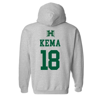 Hawaii - NCAA Football : Noah Kema - Hooded Sweatshirt