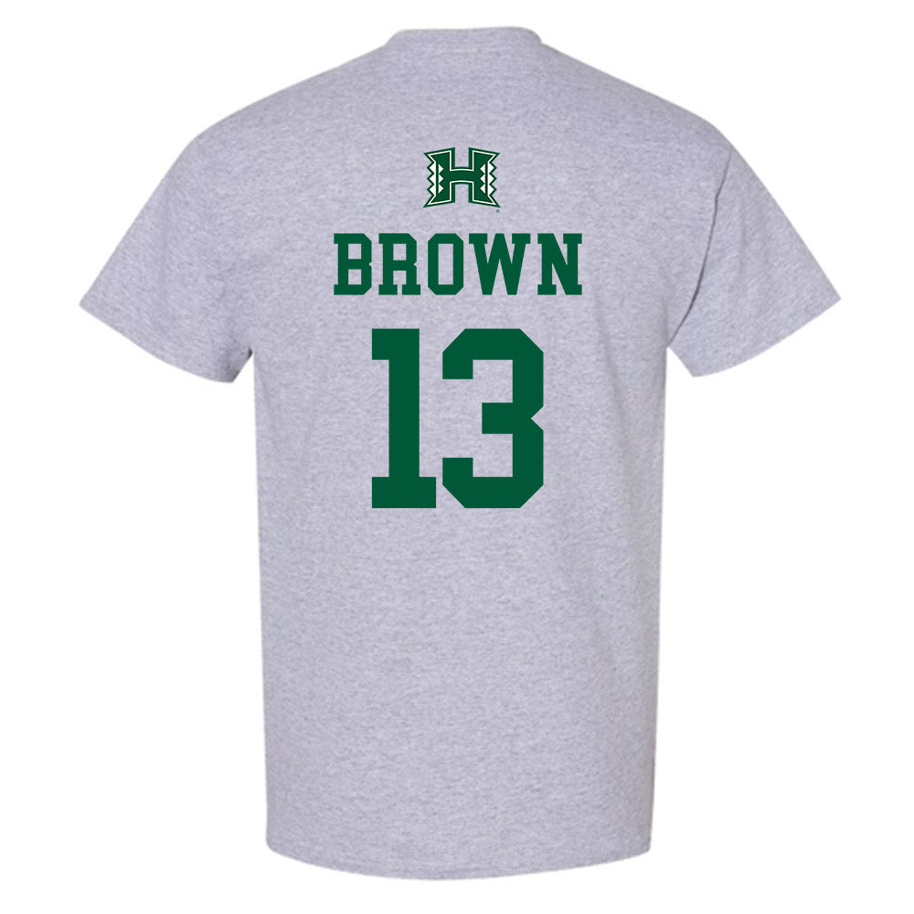 Hawaii - NCAA Football : Cbo Brown - T-Shirt