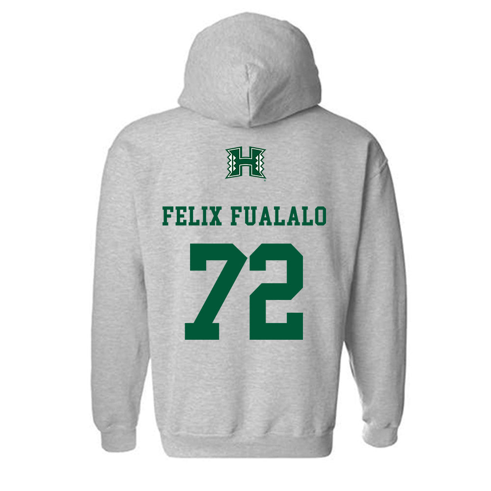 Hawaii - NCAA Football : Luke Felix-Fualalo - Hooded Sweatshirt