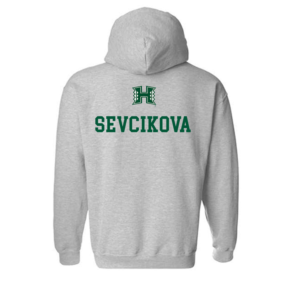 Hawaii - NCAA Women's Track & Field : Nicole Sevcikova - Classic Shersey Hooded Sweatshirt-1