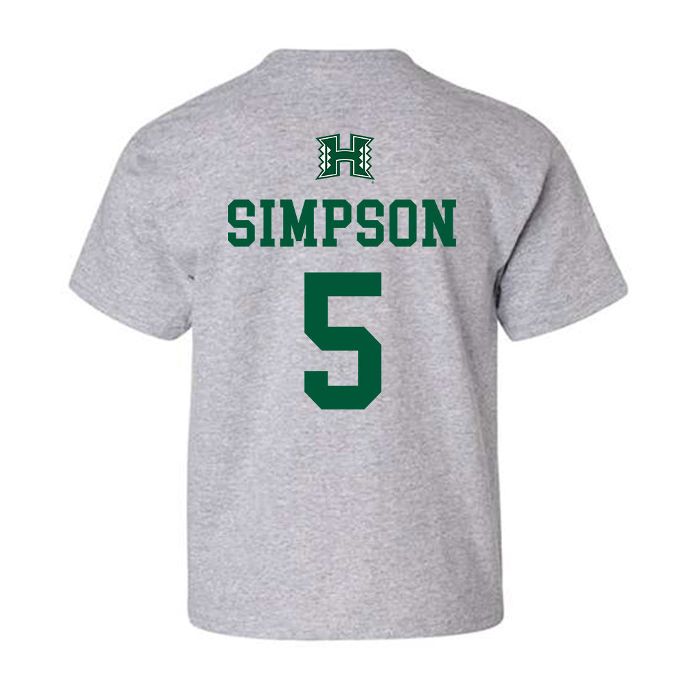 Hawaii - NCAA Women's Soccer : Riley Simpson - Classic Shersey Youth T-Shirt-1