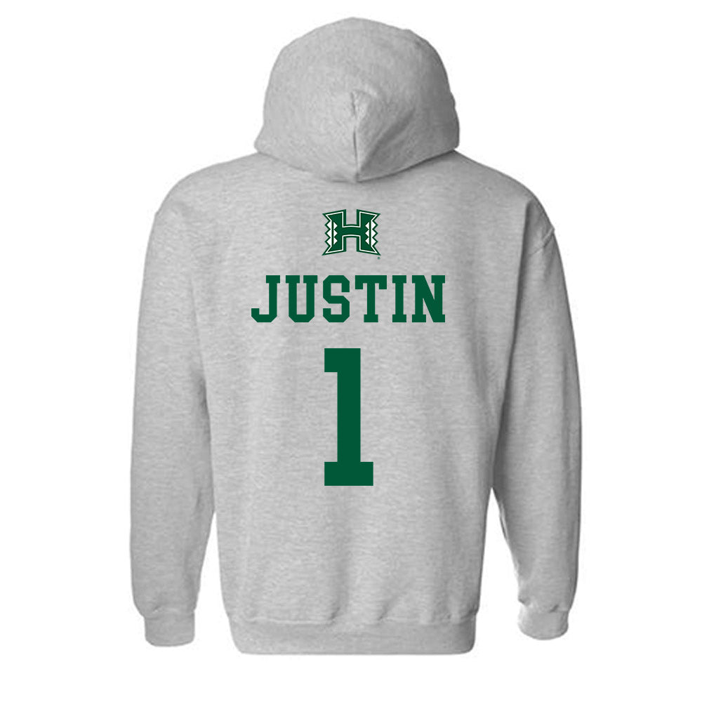 Hawaii - NCAA Women's Soccer : Kennedy Justin - Classic Shersey Hooded Sweatshirt-1