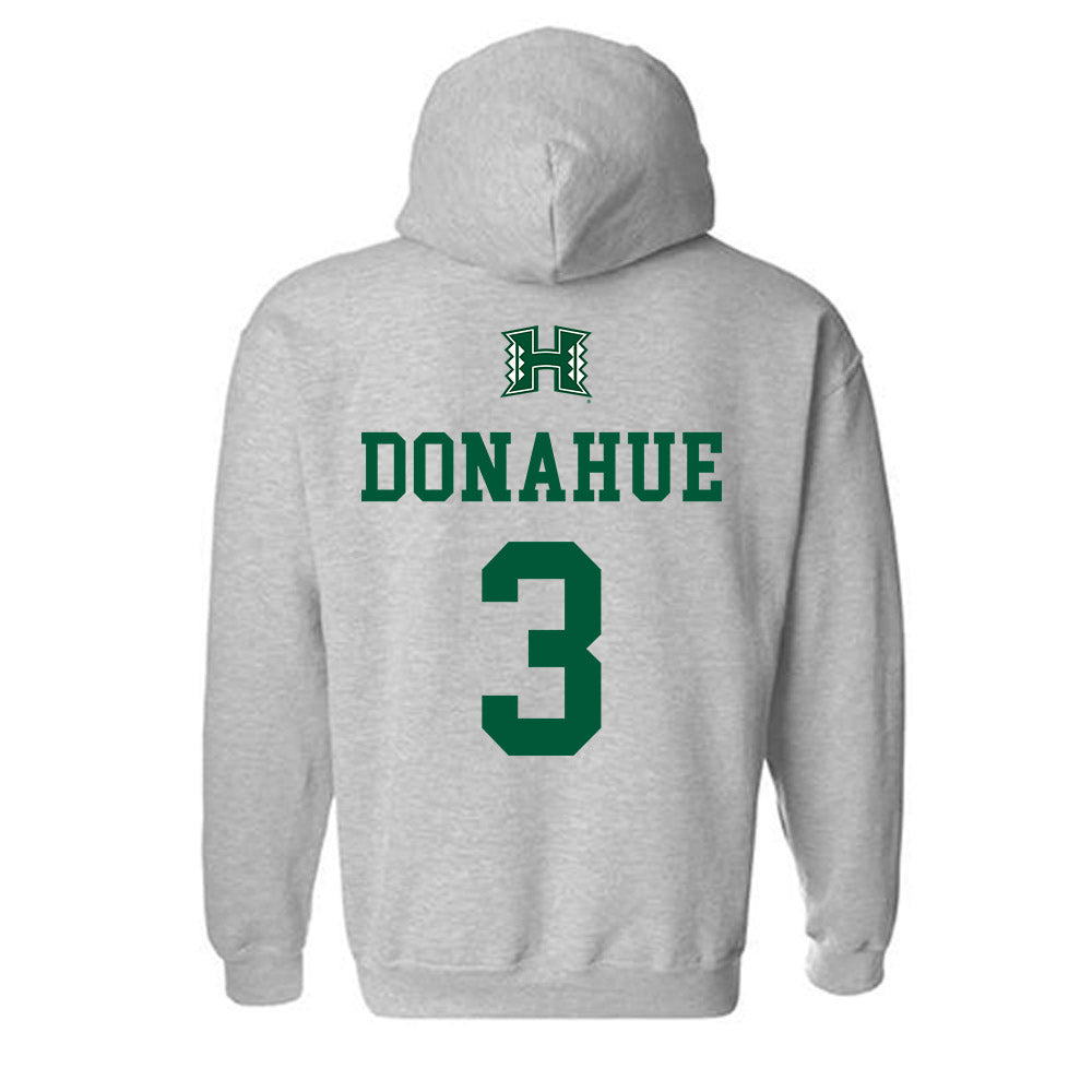 Hawaii - NCAA Baseball : Jordan Donahue - Classic Shersey Hooded Sweatshirt-1