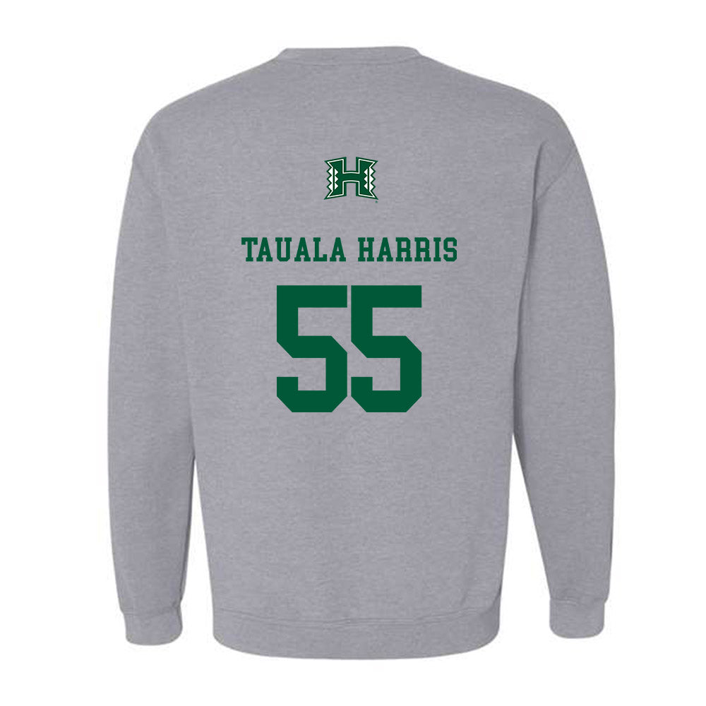 Hawaii - NCAA Football : Jay Tauala-Harris - Classic Shersey Crewneck Sweatshirt-1