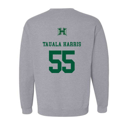 Hawaii - NCAA Football : Jay Tauala-Harris - Classic Shersey Crewneck Sweatshirt-1