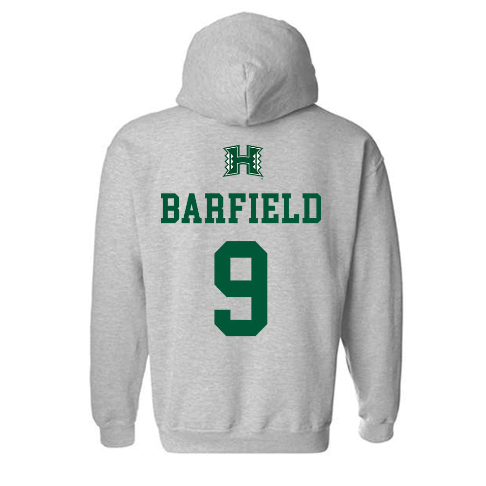 Hawaii - NCAA Football : Cam Barfield - Hooded Sweatshirt