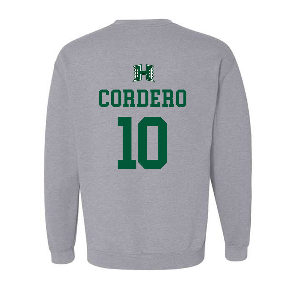 Hawaii - NCAA Football : David Cordero - Classic Shersey Crewneck Sweatshirt-1