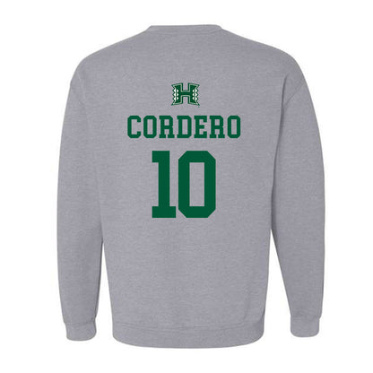 Hawaii - NCAA Football : David Cordero - Classic Shersey Crewneck Sweatshirt-1
