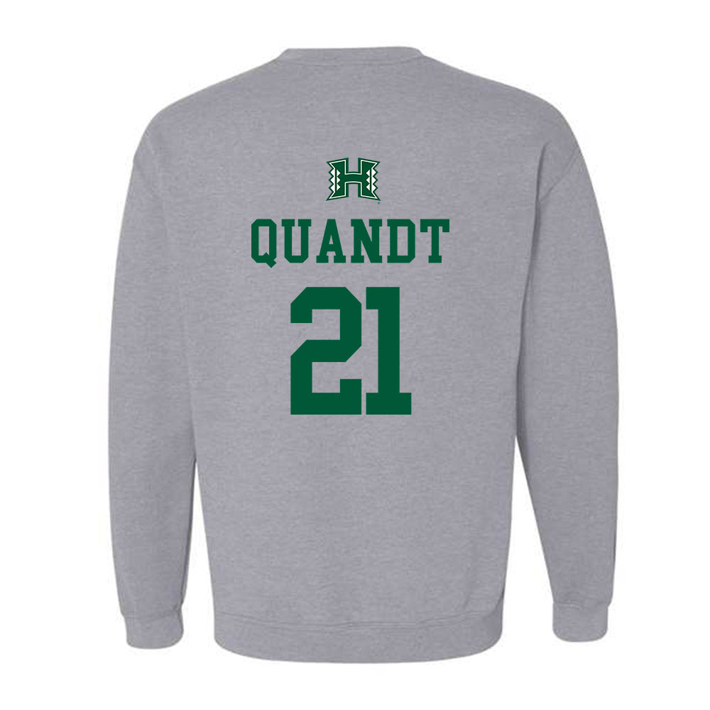 Hawaii - NCAA Baseball : Jared Quandt - Classic Shersey Crewneck Sweatshirt-1