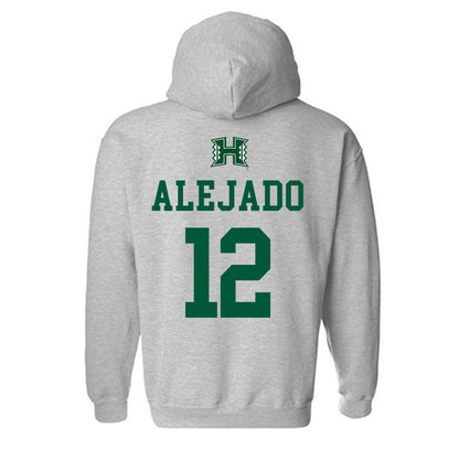 Hawaii - NCAA Football : Micah Alejado - Classic Shersey Hooded Sweatshirt-1